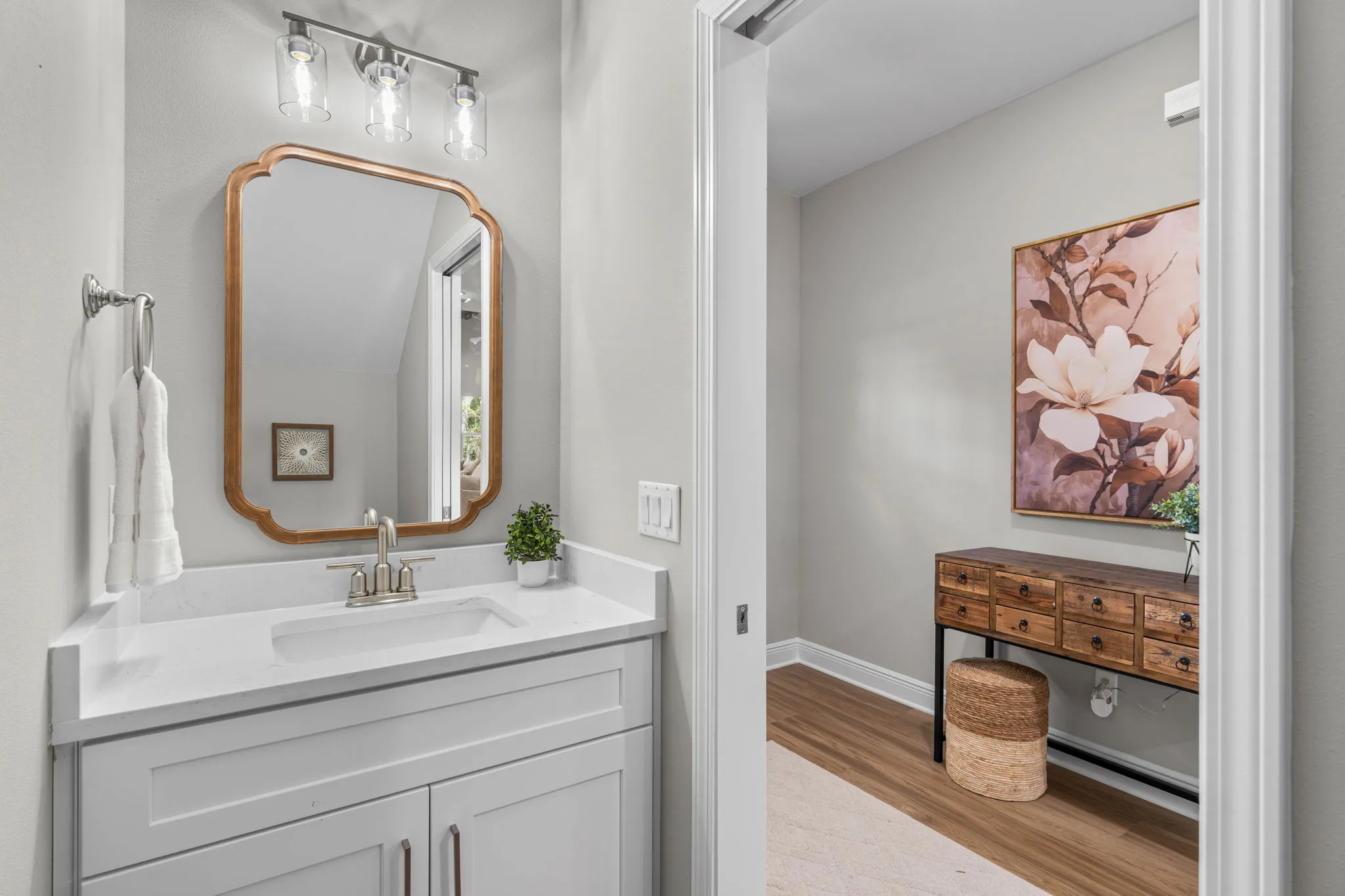 Berkleigh model home interior detail by FD Builds