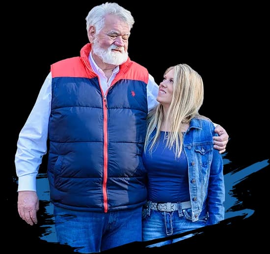 Jessica Ford and her father Gary Bishop, founders of FD Builds